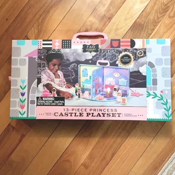 FAO Schwarz Other - 13-Pieces Princess Castle Playset